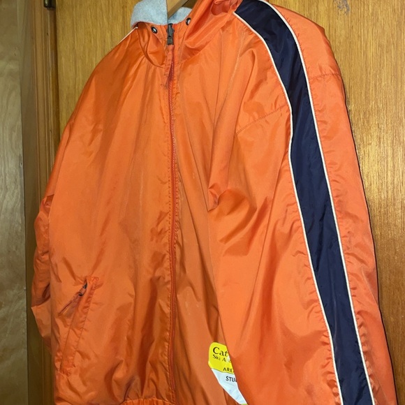 •NY♦️CLASSICS SPORTS•GRAY & ORANGE REVERSIBLE SKI JACKET SIZE SMALL EUC (UNISEX) - Picture 7 of 9